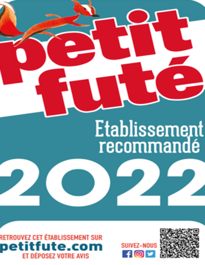 Notre établissement fut recommandé par Petit futé en 2022 !